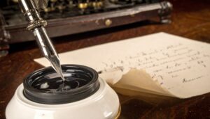 brouillon d’écrivain